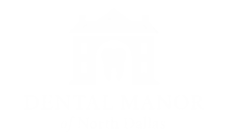 Dental Manor logo in white